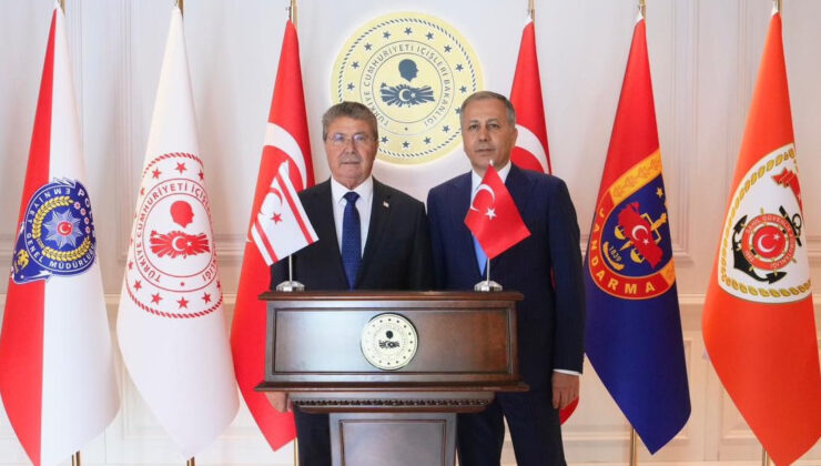 Bakan Yerlikaya KKTC Başbakanı Üstel İle Önemli İş Birliği Alanlarını Görüştü