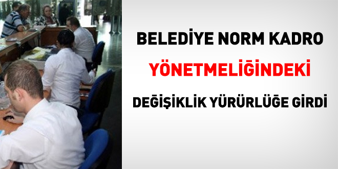 Belediyelerde İç Denetçi Ve Sivil Savunma Uzmanı Kadrolarına Yenilikçi Düzenleme Yürürlükte