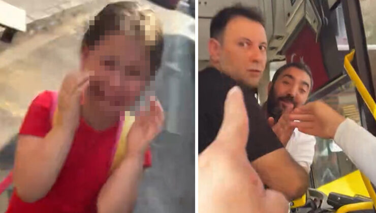 İstanbul Otobüsünde Karekod Krizi Yolcu Ve Şoför Kavgasında Küçük Kız Çocuğu Gözyaşlarına Boğuldu