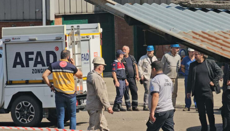 Zonguldak Maden Ocağında Göçük Bir İşçi Kurtarılmayı Bekliyor