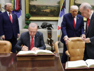 Trump’tan Erdoğan’a Beyaz Saray’da Samimi Uğurlama Jestleri Dikkat Çekti