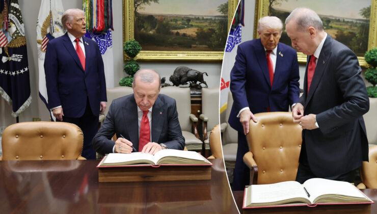 Trump’tan Erdoğan’a Beyaz Saray’da Samimi Uğurlama Jestleri Dikkat Çekti