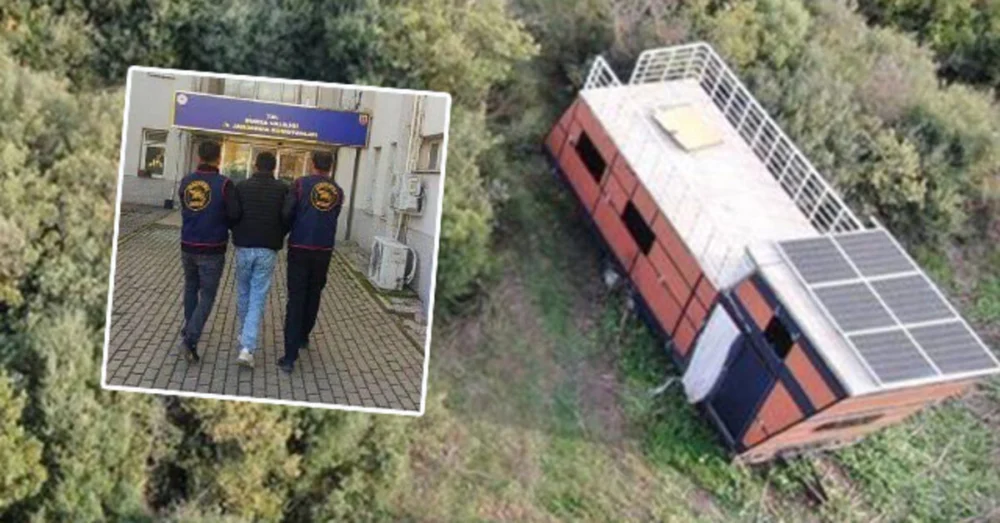 Bursa’da 1.2 Milyon TL Değerindeki ‘Tiny House’ Hırsızlığında Şüpheli Tutuklandı Ev Sahibine Teslim Edildi