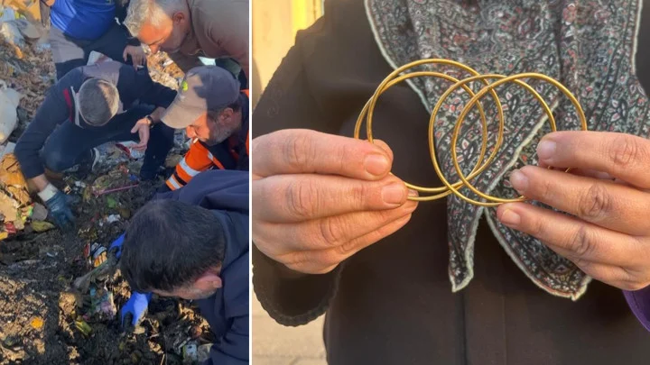Gaziantep’te Kaybolan 40 Gram Altın 40 Ton Çöpün İçinde Bulundu