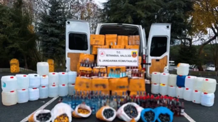 Sahte İçki Operasyonları Kapsamında 17 İlde 66 Şüpheli Hakkında İşlem Başlatıldı