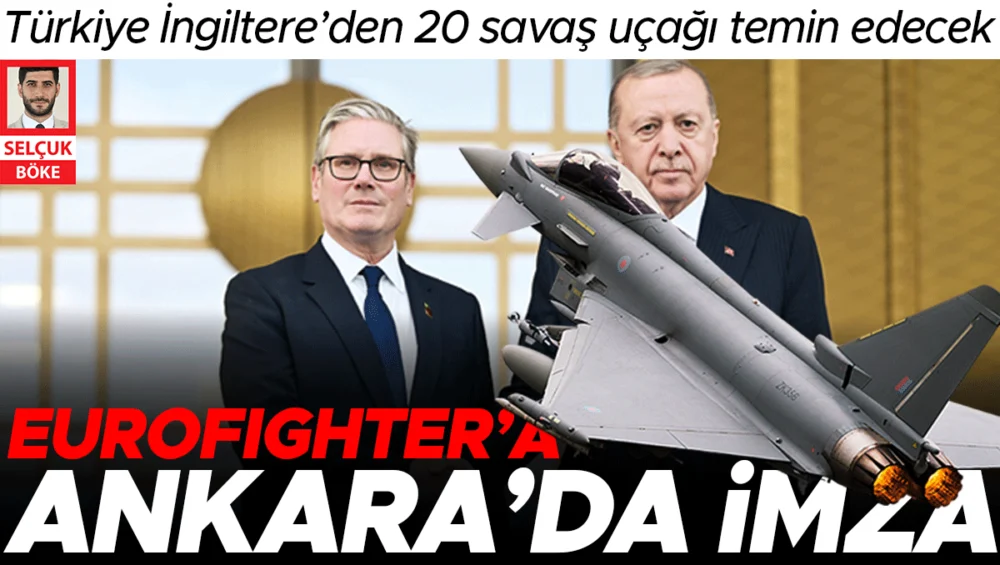 Türkiye Ve İngiltere 20 Eurofighter Savaş Uçağı Tedariki İçin Anlaştı