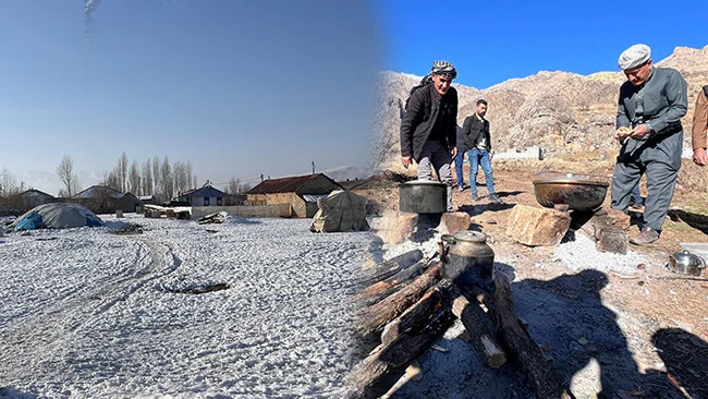 Hakkari’de 40 Kilometrede İki Mevsim Yaşandı Yüksekova Donarken Şemdinli Baharı Kucakladı