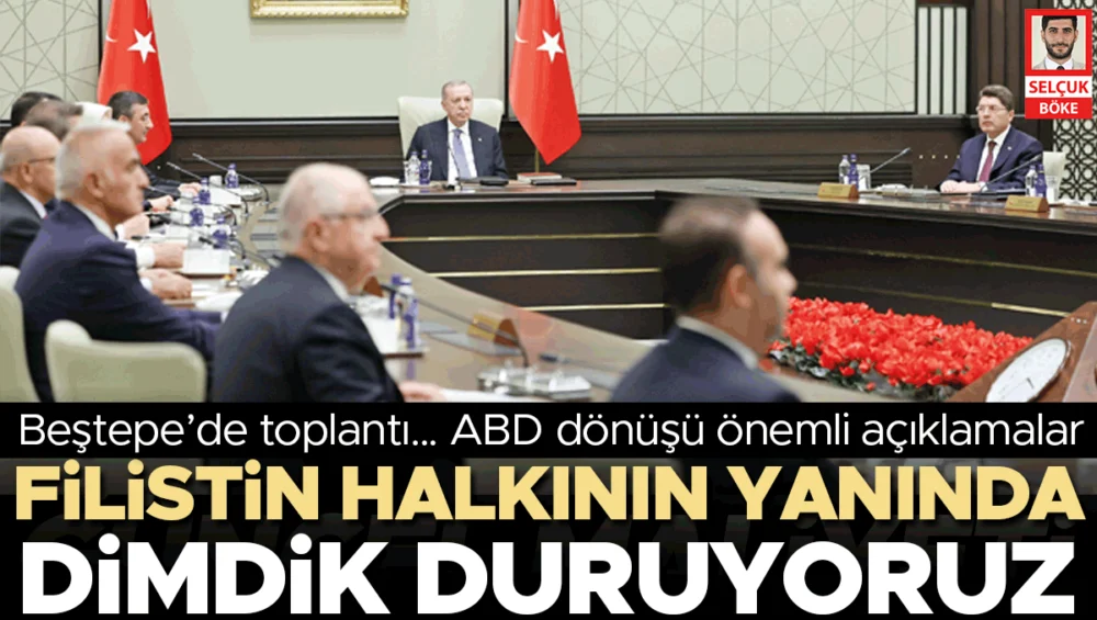 Erdoğan ABD Dönüşü Filistin Ve Bölgesel Gelişmeler Üzerine Önemli Mesajlar Verdi