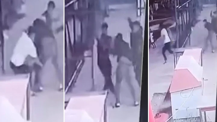 Adana’da Parkta Lise Öğrencilerine Saldırı Güvenlik Kamerasına Yansıdı