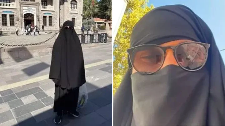 Ankara Metrosunda Çarşafla Dolaşan Üniversite Öğrencisi Adli Kontrolle Serbest Bırakıldı