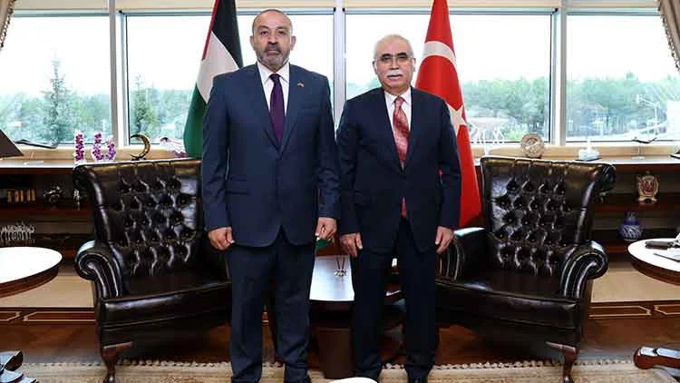 Anayasa Mahkemesi Başkanı Özkaya Filistin Başsavcısı İle Görüştü İnsan Hakları İhlallerine Uluslararası Tepki Vurgulandı