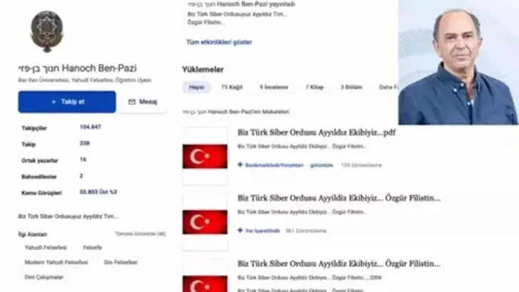 Ayyıldız Tim İsrailli Profesörün Üniversite Hesabını Ele Geçirerek Akademik Sistemi Sarstı