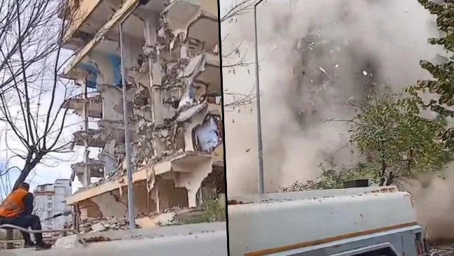 Bağcılar’Da Kentsel Dönüşüm Kapsamındaki 8 Katlı Binanın Kontrolsüz Yıkımı Büyük Paniğe Yol Açtı
