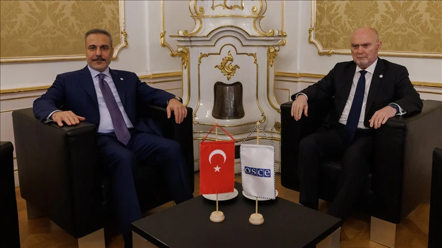 Bakan Fidan Viyana’Da Agit Genel Sekreteri Feridun Sinirlioğlu İle Görüştü
