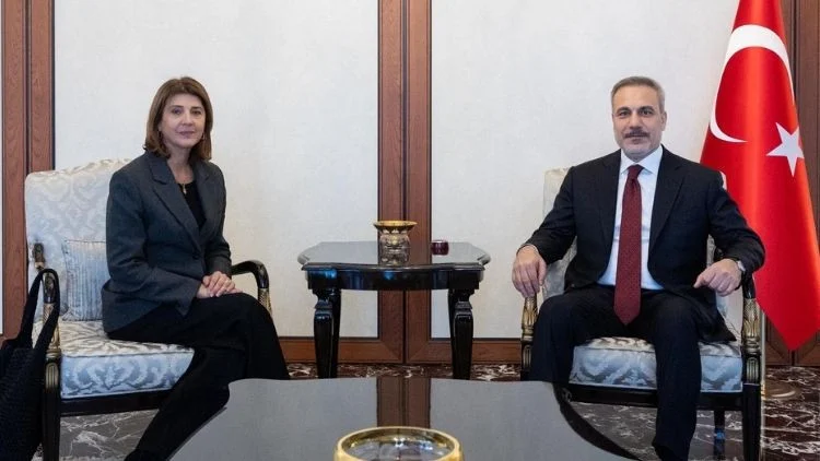 Bakan Fidan BM Kıbrıs Temsilcisi Cuellar İle Görüşme Gerçekleştirdi