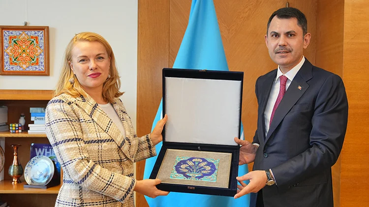 Çevre Bakanı Kurum Unece Direktörü Molcean İle Görüştü Sıfır Atık Forumu’na Davet Etti