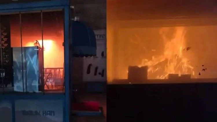 Başakşehir’deki Restoran Yangınında Mahsur Kalanlar Kurtarıldı Can Kaybı Yaşanmadı