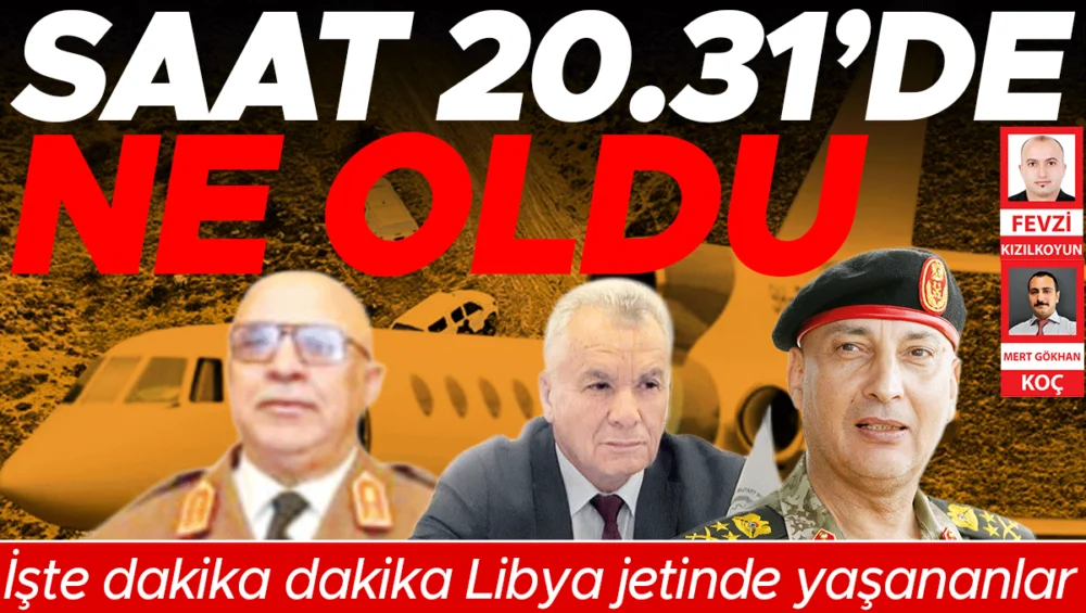Libya Genelkurmay Başkanı’nı Taşıyan Jet Haymana’da Düştü Köy Faciadan Saniyelerle Kurtuldu