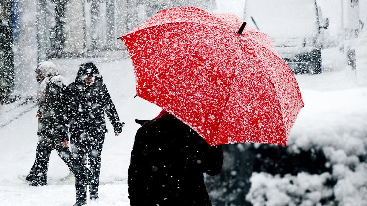 Meteoroloji Kuzey İç Ve Doğu Bölgeler İçin Kuvvetli Kar Yağışı Sağanak Ve Fırtına Uyarısında Bulundu