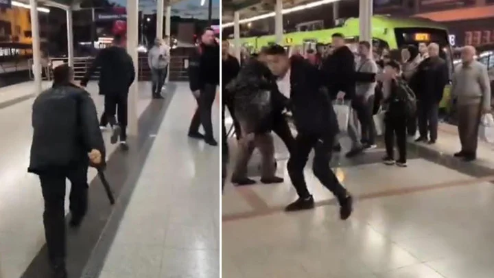 Bursa Metro İstasyonunda Güvenlik Görevlisi İle Yolcu Arasında Şiddetli Çatışma