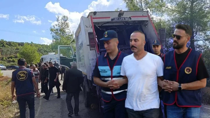 Manavgat’taki Çöp Kamyonu Cinayeti Tasarlanmış Zanlı Tutuklandı