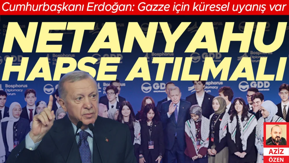 Erdoğan Gazze’deki Soykırımın Küresel Bir Uyanışı Tetiklediğini Dile Getirdi