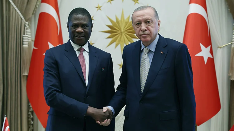 Cumhurbaşkanı Erdoğan Güney Afrika Cumhurbaşkanı Yardımcısı Mashatile’yi Kabul Etti