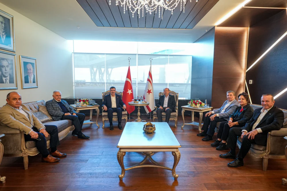 Cumhurbaşkanı Yardımcısı Yılmaz KKTC’de Türk Dünyası Bağları Ve Bölgesel İstikrarı Görüştü