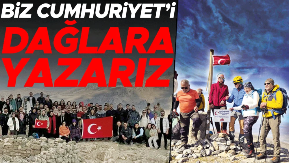 Dağcılar Cumhuriyet’in 100. Yılını Niğde Emler Ve Cudi Dağı’nda Zirve Tırmanışlarıyla Kutladı