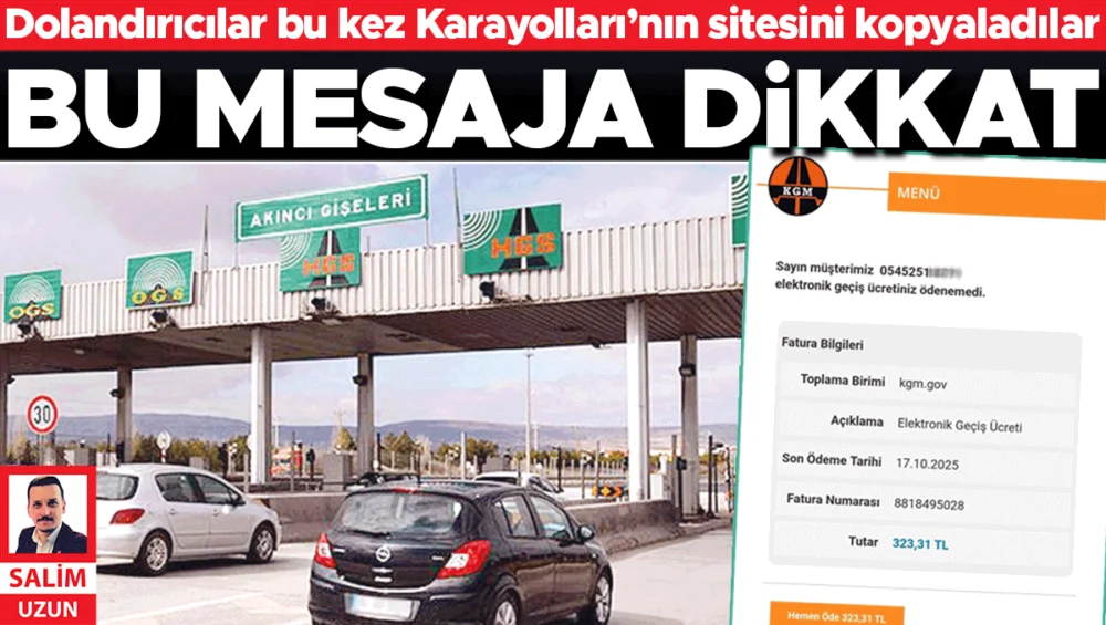 Araç Sahipleri Sahte Kgm Mesajlarıyla Kart Bilgilerini Çaldıran Büyük Bir Dolandırıcılıkla Karşı Karşıya Kaldı