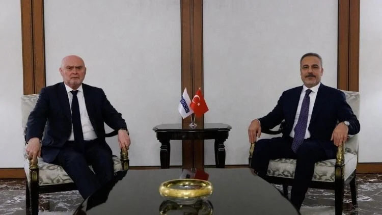Dışişleri Bakanı Fidan Agit Genel Sekreteri Sinirlioğlu İle Ankara’da Bir Araya Geldi