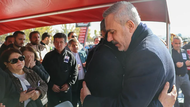 Dışişleri Bakanı Fidan Şehit Askerlerin Cenaze Törenine Katıldı