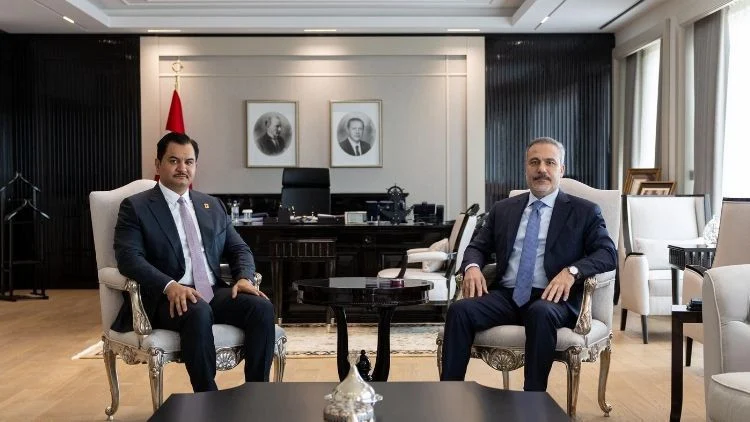 Bakan Fidan Ankara’Da Libya Ulusal Ordusu Temsilcisi Saddam Hafter’İ Kabul Etti