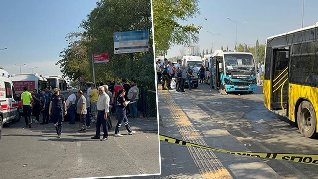 Diyarbakır’da Şehir İçi Yolcu Minibüsünün Otobüse Çarpması Sonucu 15 Kişi Yaralandı