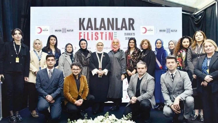 Emine Erdoğan Filistin Sergisinde Gazze Dramını Ve İnsanlığın Direnişini Anlattı