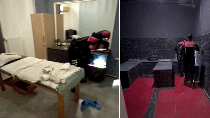 Edirne’de Fuhuş Operasyonunda Gizli Bölmeler Ve Zil Sistemi Bulundu On Beş Şüpheli Yakalandı