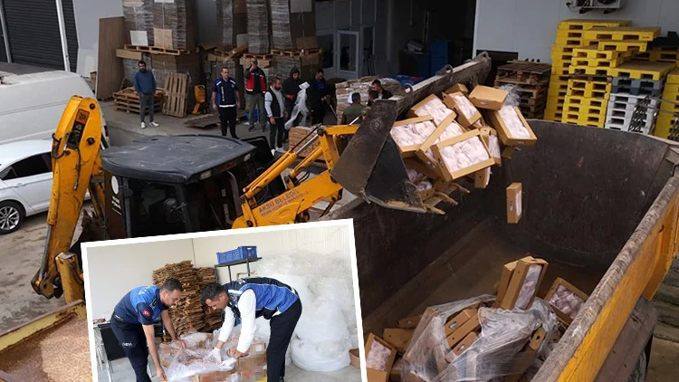 Aksu’da Halk Sağlığını Tehdit Eden 25 Tonluk Bozuk Gıda Ürünleri Ele Geçirildi
