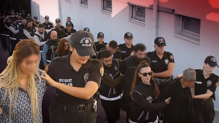 Organize Suç Örgütü Bayğaralar’a Yönelik Operasyonda 96 Şüpheli Tutuklandı Elebaşı Yunanistan’da Yakalandı