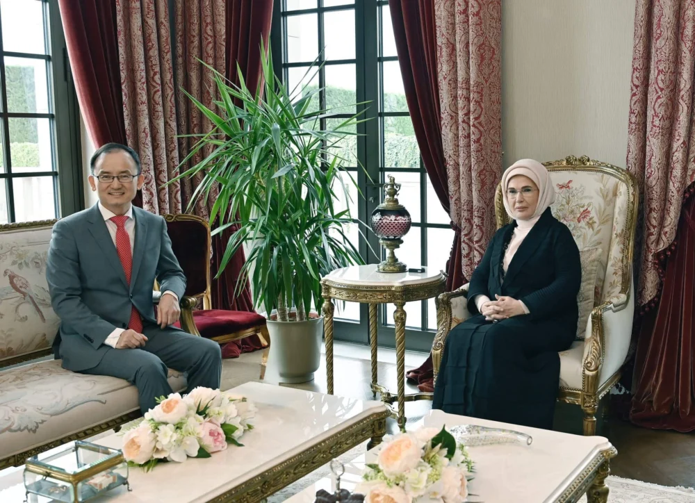 Emine Erdoğan Çin Halk Cumhuriyeti Büyükelçisi İle İkili İlişkileri Ele Aldı