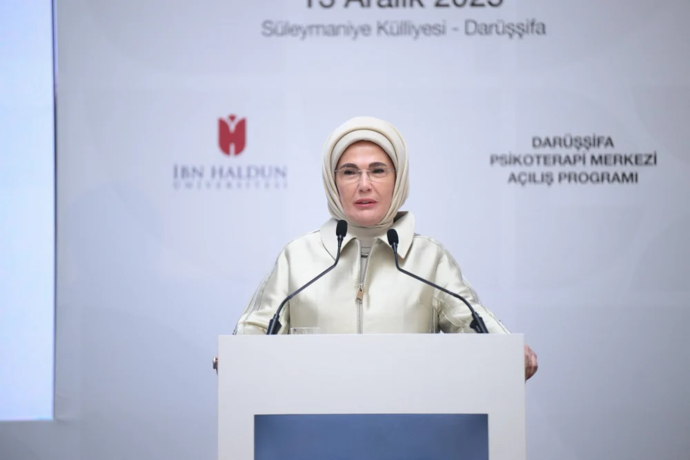 Emine Erdoğan Tarihi Darüşşifa Psikoterapi Merkezi’nin Açılışında Medeniyet Birikimini Öne Çıkardı