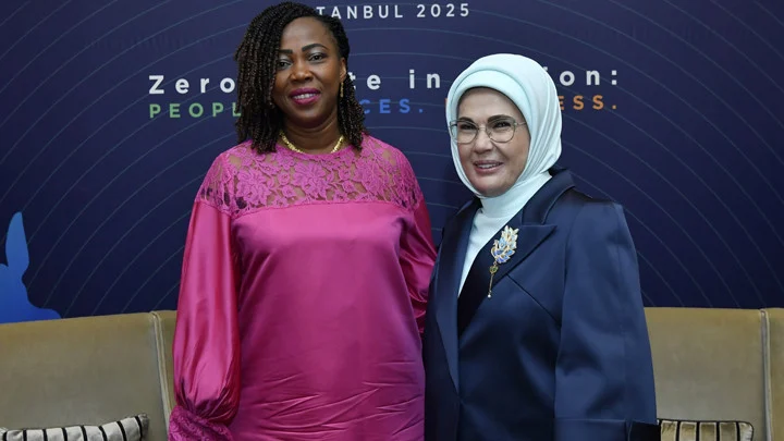 Emine Erdoğan Sierra Leone Cumhurbaşkanı Eşi İle Uluslararası Sıfır Atık Forumu’nda Bir Araya Geldi