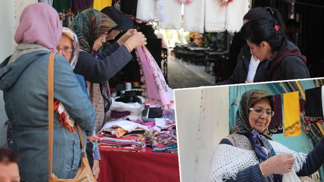 80 Yıllık Ürünlerin Sergilendiği Tarihi Oya Pazarı Yeniden Canlanma Sürecinde