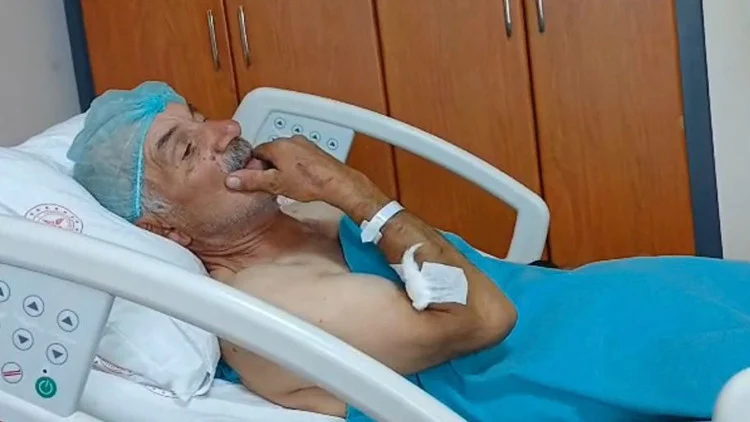 Karaköyde Evinin Bahçesinde Yaban Domuzu Saldırısına Uğrayan Vatandaş Hastaneye Kaldırıldı