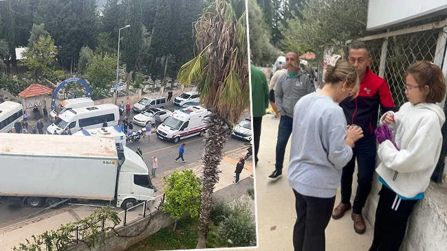 Fethiye’de Öğrenci Midibüsü Ve Kamyon Çarpışması 23 Kişinin Yaralanmasına Yol Açtı