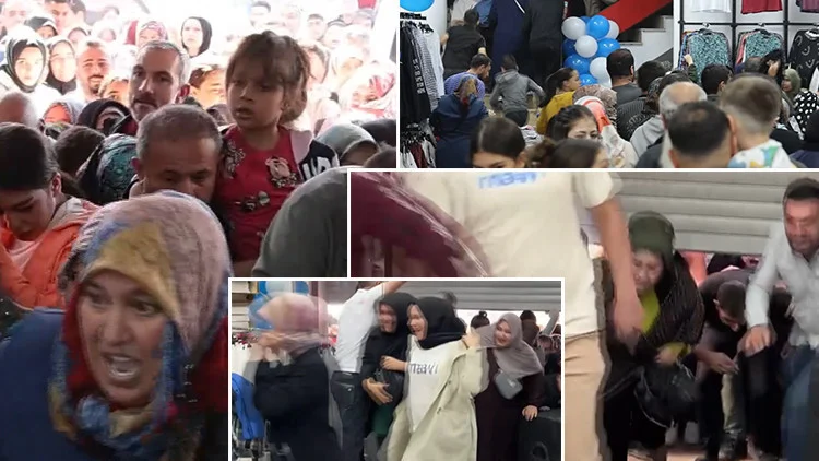 Onikişubat’taki İndirim Kampanyası Mağaza Önünde İzdihama Neden Oldu