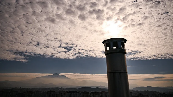 Kayseri Semalarında Nadir Görülen Mammatus Bulutları Büyük İlgi Topladı
