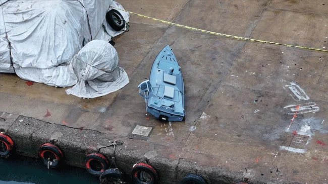Trabzon Açıklarında Bulunan İnsansız Deniz Aracında 300 Kilogram Patlayıcı Dehşet Yarattı