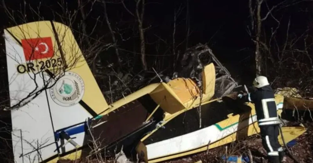 Hırvatistan’da Türk Yangın Söndürme Uçağı Düştü Pilot Şehit Oldu