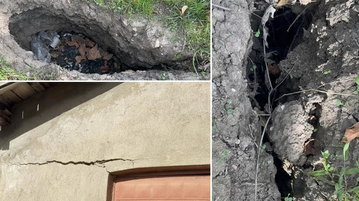 Isparta Eğirdir’de Derin Obruklar Ve Ev Çatlakları Yeraltı Suyu Endişesi Yarattı