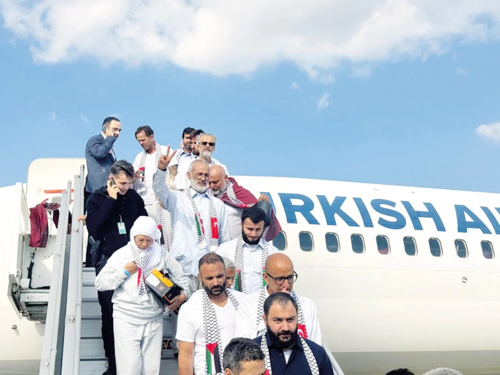 Uluslararası Sularda Alıkonulan Özgürlük Filosu Aktivistleri İstanbul’a Ulaştı